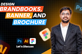 design brandbooks, banners, and brochures