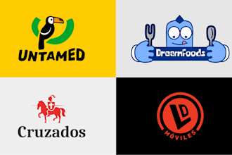 diseñaré un logo creativo, acorde a tu empresa o proyecto