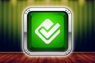 design best and awesome flat or 3d app icon