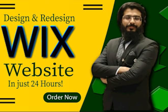design or redesign the best wix website in just 24 hours