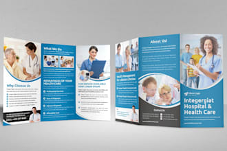 design a tri fold brochure