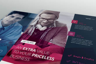 design a corporate, business flyer or poster