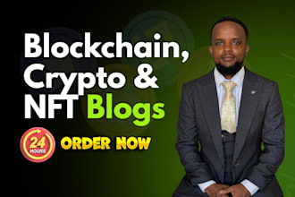 write articles on crypto, nfts, and blockchain in 24 hrs