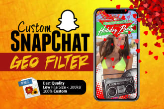 design cool snapchat geofilter or snapchat ads