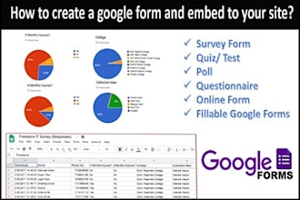 create google form and questionnaires and online survey etc