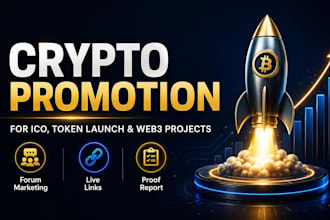 promote your ico, token launch, or blockchain project