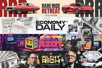 design awesome channel art for youtube banner