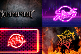 do dj metal, rap, neon, circular, typography, signature, calligraphy logo