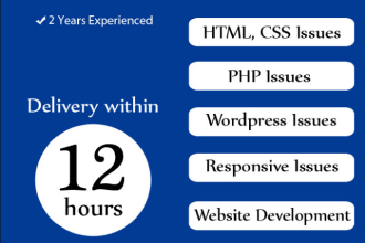 develop website, bug fixing and php laravel expert