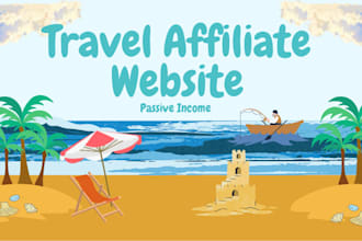 create pro autopilot travel affiliate website for passive income