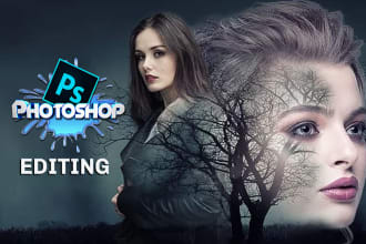 do professional photoshop editing, manipulation, fix ai image