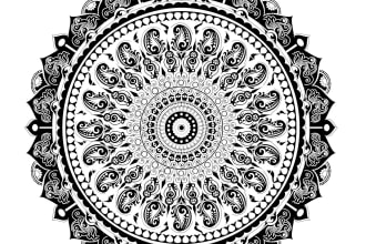 draw amazing mandala design