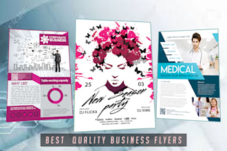design promotive business flyer within 12 hours