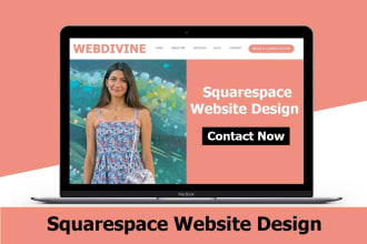 edit, update, improve design or redesign squarespace website