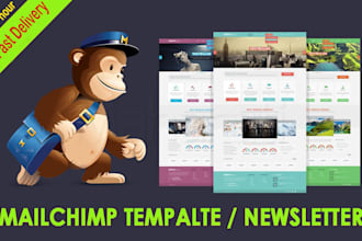 design responsive mailchimp template