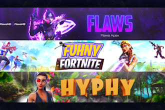 design a gaming youtube banner for you