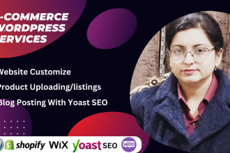 woocommerce products upload and SEO wordpress data entry