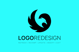 redesign refresh, revamp, replicat, and design minimalist logo
