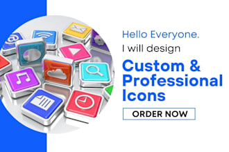 design professional and custom icons for your brand
