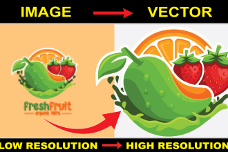 convert logo or image into vector file high ai,png,eps