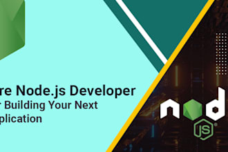 build nodejs website or develop rest API
