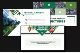 design modern powerpoint and keynote presentation