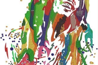 digitize any design within 2 or 3 hours