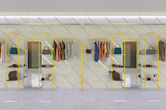 design and render your 3d retail stores, shops, franchise