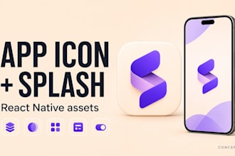 design app icons and splash screens for your react native app
