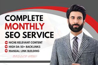 do monthly off page SEO backlinks link building service for website ranking