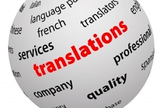 expert translate french and data entry