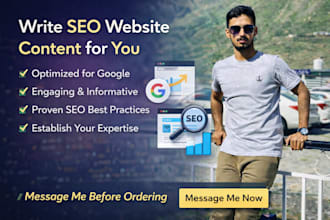 write SEO website content for you