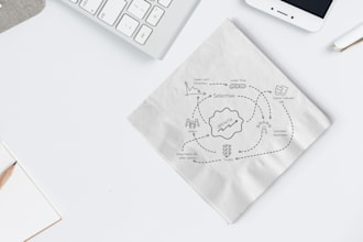 design doodle hand drawn infographics and diagrams presentations