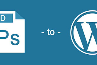 convert your PSD to wordpress website