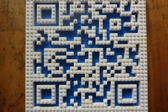 build your QR code out of lego and send you a high quality jpg image