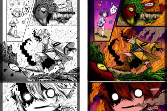 color your comic pages