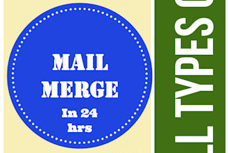 creating mail merge and create ms word forms