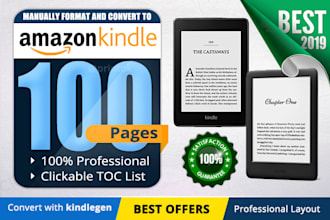 format your document to kindle ebook format