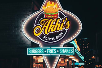 design food cooking restaurant and food truck logo