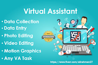 be your full time virtual or personal assistant