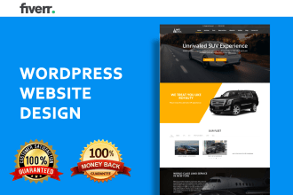create a premium wordpress website or wordpress blog