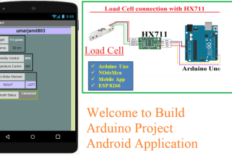 do arduino project,  esp8266 wifi and mobile application