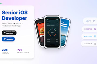 develop a professional ios app using swift and swiftui
