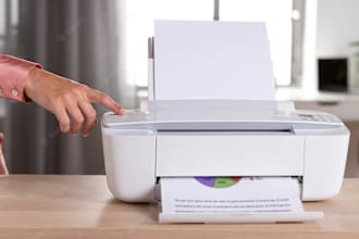 install a multifunction printer and fix issues related to it