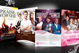 design church flyers with in 8 hours