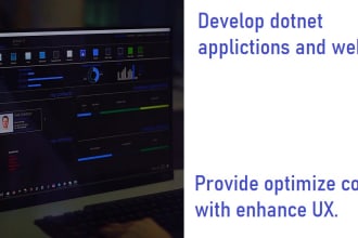 develop dotnet application for you