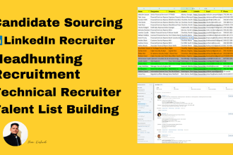 candidate sourcing and recruitment using linkedin recruiter