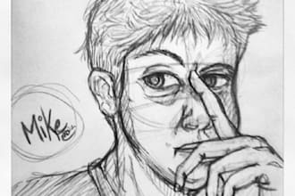 draw anybody as a caricature in My style