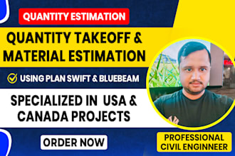 do quantity takeoff and cost estimation