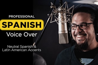 voice over your project in latin american spanish